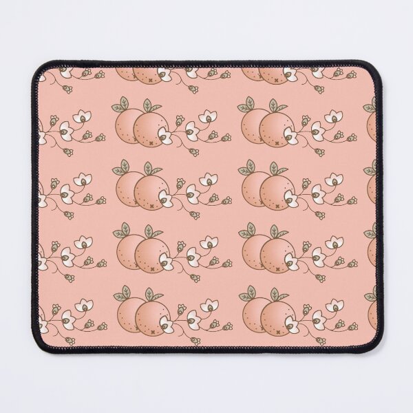 Item preview, Wild Orange and Blossoms Pattern designed and sold by Corinne Alexa Jackson.