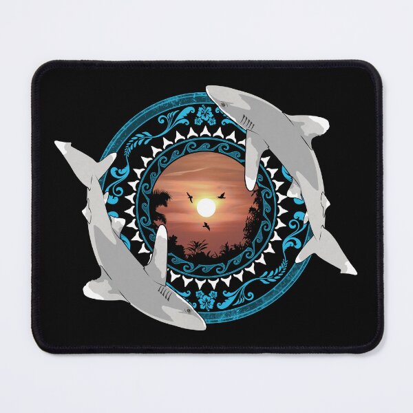 Item preview, Oceanic Whitetip Hawaiian Polynesian designed and sold by NicGrayGraphic.