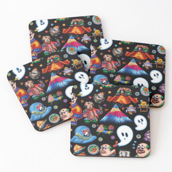 Artikelvorschau, pattern of ghost and alien characters entworfen und verkauft von Bakesales.