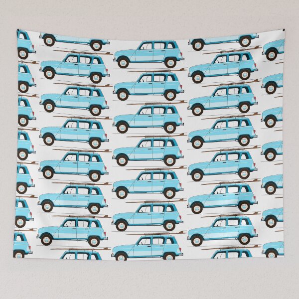 Item preview, The French surfer car 4L designed and sold by retroDraw.