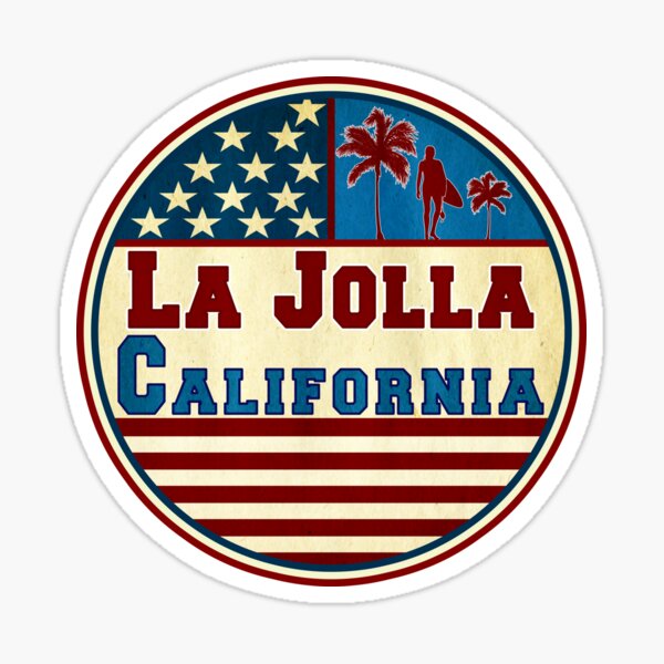 Item preview, Surf La Jolla California Ocean Surf Palms Surfer designed and sold by Travel Time.