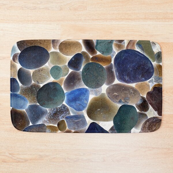 Item preview, X-Ray Pebbles Beach In Yorkshire England, Digitally Altered Photograph designed and sold by TrulyEpoque.