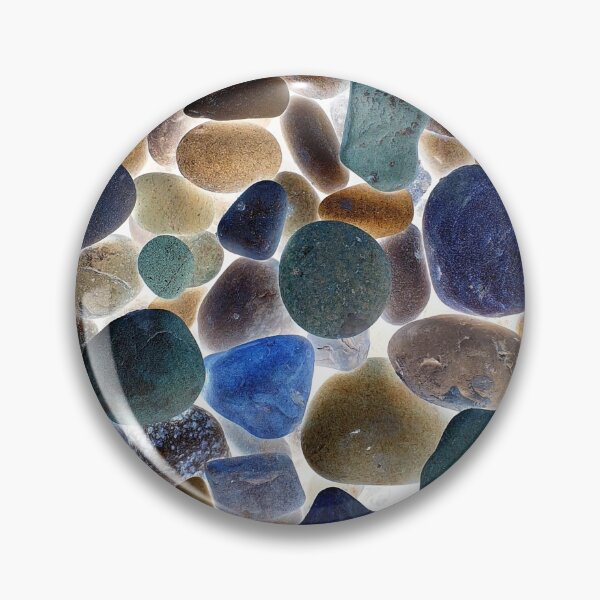 Item preview, X-Ray Pebbles Beach In Yorkshire England, Digitally Altered Photograph designed and sold by TrulyEpoque.