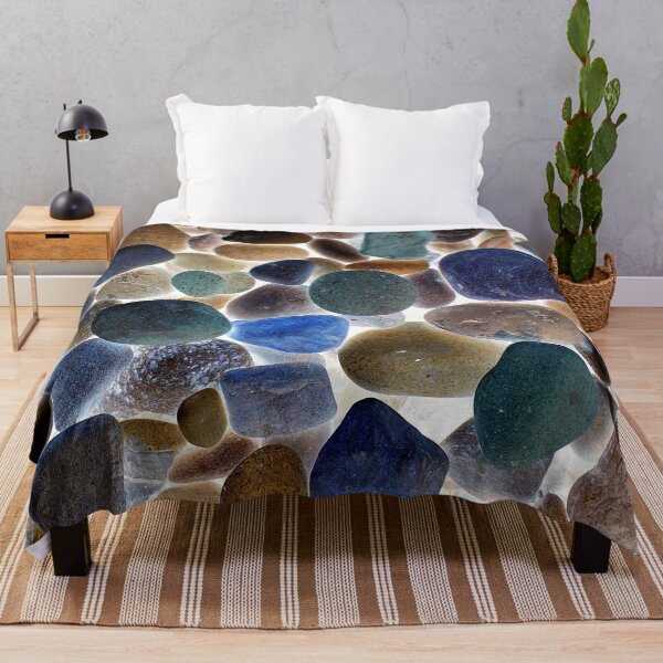 Item preview, X-Ray Pebbles Beach In Yorkshire England, Digitally Altered Photograph designed and sold by TrulyEpoque.