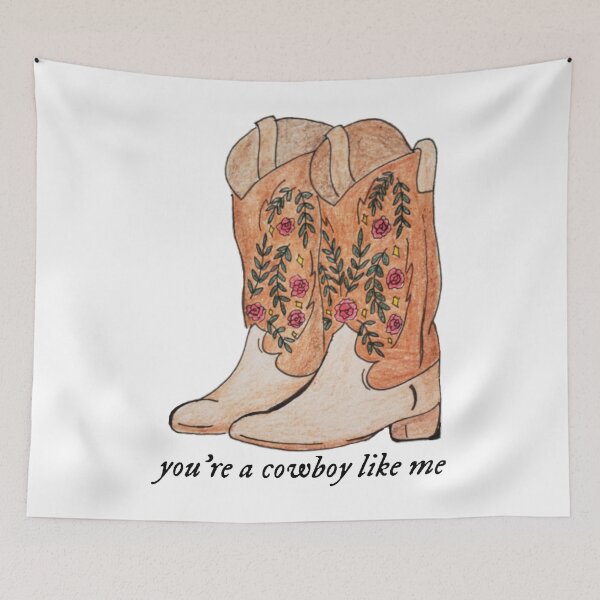Item preview, You're A Cowboy Like Me Cowboy Boots designed and sold by RobertSach.