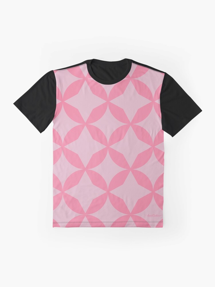 Imagen 4 de 5, Camiseta gráfica con la obra Geometric Rosa, diseñada y vendida por AnaidZahori.