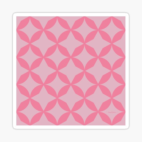 Vista previa del artículo con la obra «Geometric Rosa», diseñado y vendido por AnaidZahori.