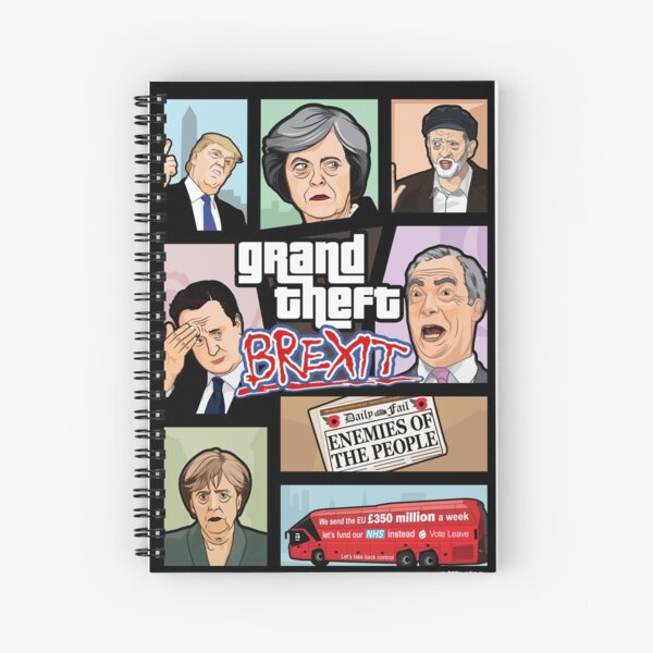 GTA: Brexit Spiral Notebook