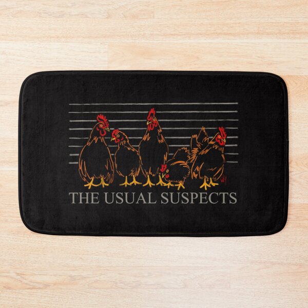 Item preview, The Usual Suspects - Chickens designed and sold by The Wonky Doodler.