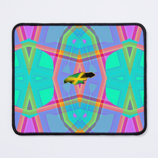 Item preview,  UNFORGETTABLE WEST INDIES CHRISTMAS SOUVENIRS - UNIQUE ABSTRACT CARIBBEAN GEOMETRIC PATTERN - GREATJAMAICAN VIBES FLAG INSPIRATION designed and sold by Ralek.