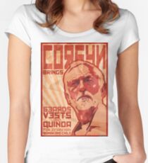 Corbyn Brings Beards, Vest and Quinoa Women's Fitted Scoop T-Shirt