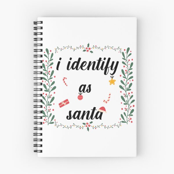 Item preview, i identify as santa Sticker cute funny gift for christmas designed and sold by yxmi21.