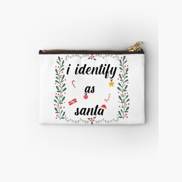 Item preview, i identify as santa Sticker cute funny gift for christmas designed and sold by yxmi21.