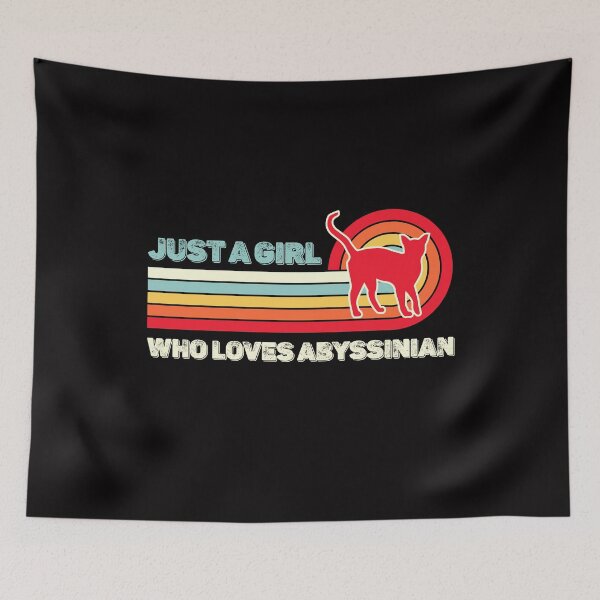 Item preview, Just a Girl Who Loves Abyssinian designed and sold by netdota.