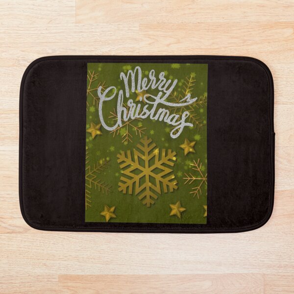 Item preview, Merry Christmas with Golden Snowflakes!! designed and sold by SunMoonBeyond.