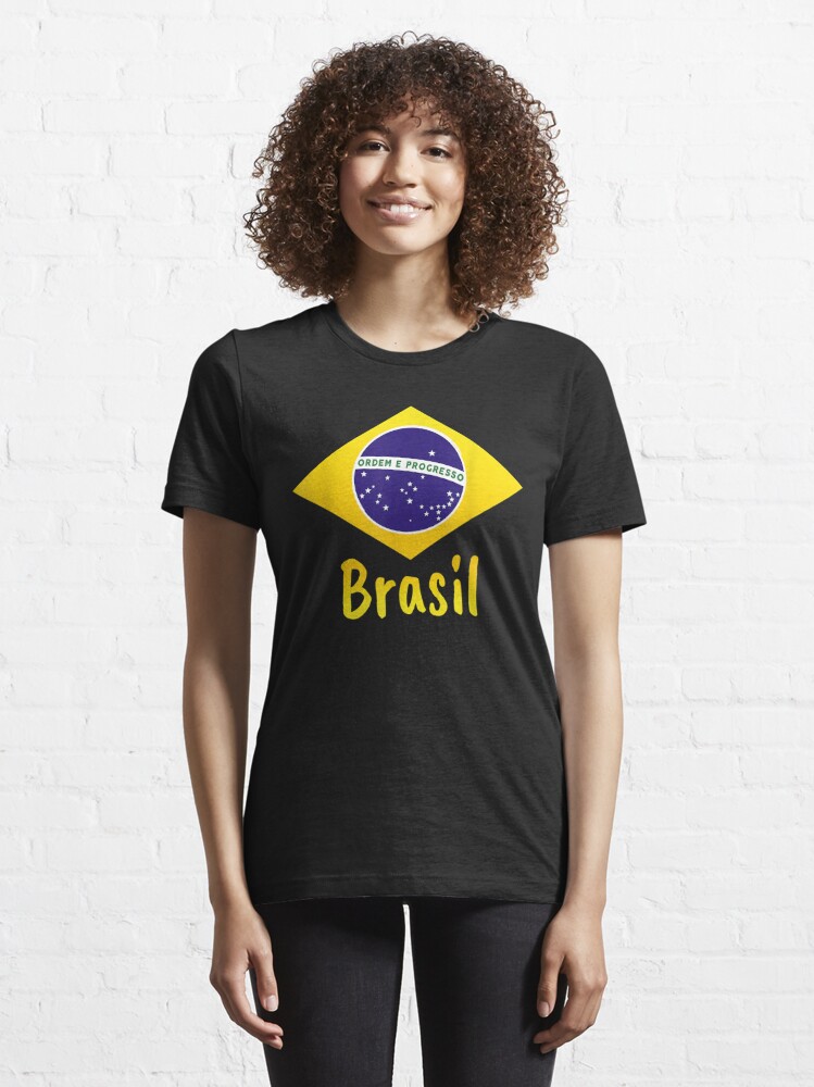 Brazil Flag Cool Brazil Soccer Jersey for Men Women Kids T-Shirt
