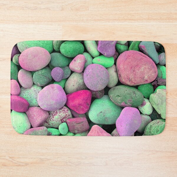Item preview, Pink And Green Space Pebbles, Digitally Altered Photograph Of Pebbles designed and sold by TrulyEpoque.