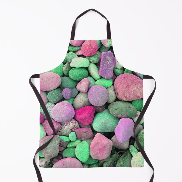 Item preview, Pink And Green Space Pebbles, Digitally Altered Photograph Of Pebbles designed and sold by TrulyEpoque.