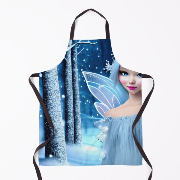 Item preview, Cute 3d light blue Winter Fairy in the Forest designed and sold by stine1.