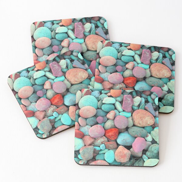Item preview, Turquoise Space Pebbles, Digitally Altered Photograph Of Pebbles designed and sold by TrulyEpoque.