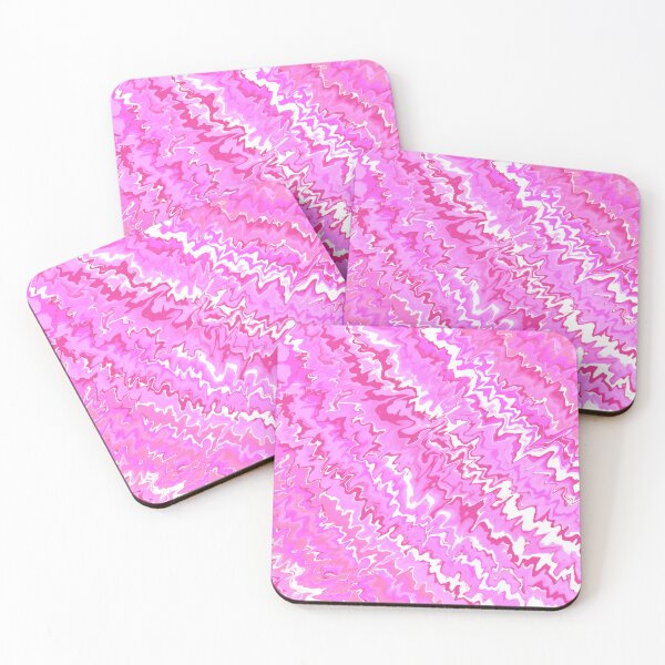 Item preview, Modern Liquid Swirl Abstract Pattern Vibrant Neon Pink, Pink Tones Multicolor Design designed and sold by theprintedclub.