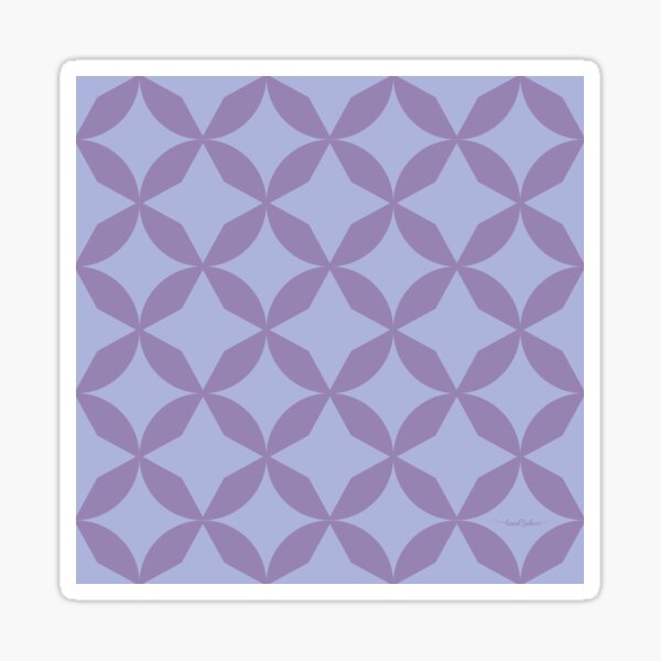 Vista previa del artículo con la obra «Geometric Lila», diseñado y vendido por AnaidZahori.