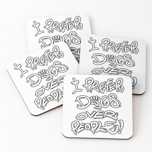 Item preview, I prefer dogs over people designed and sold by Graffitidesign.