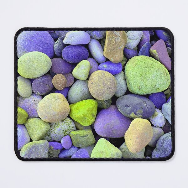 Item preview, Green And Purple Space Pebbles, Digitally Altered Photograph Of Pebbles designed and sold by TrulyEpoque.