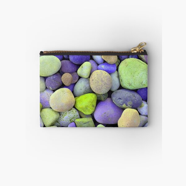 Item preview, Green And Purple Space Pebbles, Digitally Altered Photograph Of Pebbles designed and sold by TrulyEpoque.