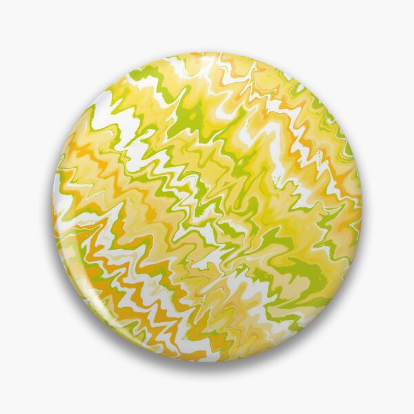 Item preview, Modern Liquid Swirl Abstract Pattern Vibrant Neon Yellow, Yellow Tones Multicolor Design designed and sold by theprintedclub.