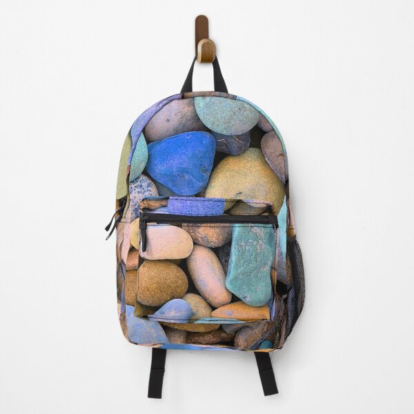 Item preview, Orange And Blue Space Pebbles, Digitally Altered Photograph Of Pebbles designed and sold by TrulyEpoque.