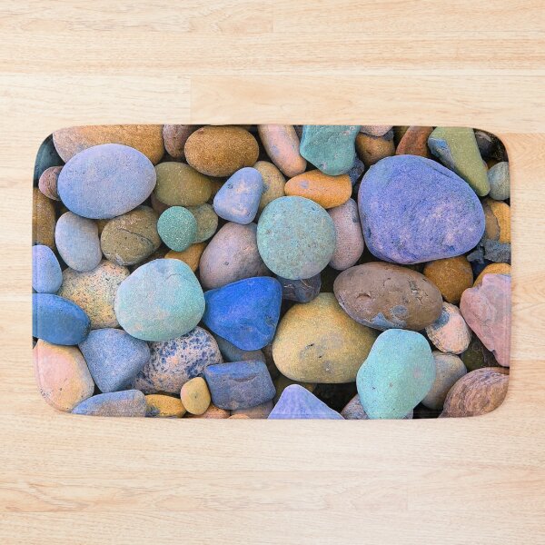 Item preview, Orange And Blue Space Pebbles, Digitally Altered Photograph Of Pebbles designed and sold by TrulyEpoque.