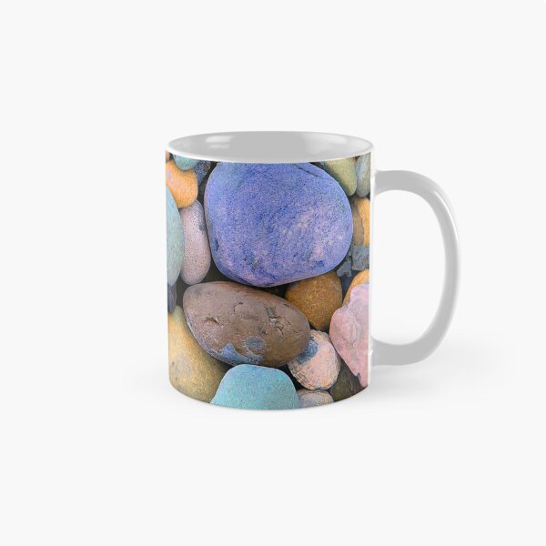 Item preview, Orange And Blue Space Pebbles, Digitally Altered Photograph Of Pebbles designed and sold by TrulyEpoque.