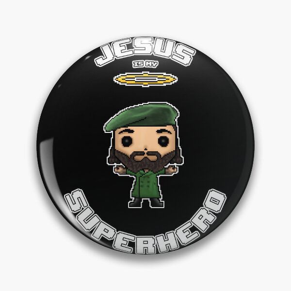Item preview,  Jesus Is My Superhero Vintage Retro Military Original Edition designed and sold by BSinterational.