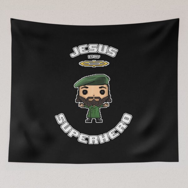 Item preview,  Jesus Is My Superhero Vintage Retro Military Original Edition designed and sold by BSinterational.