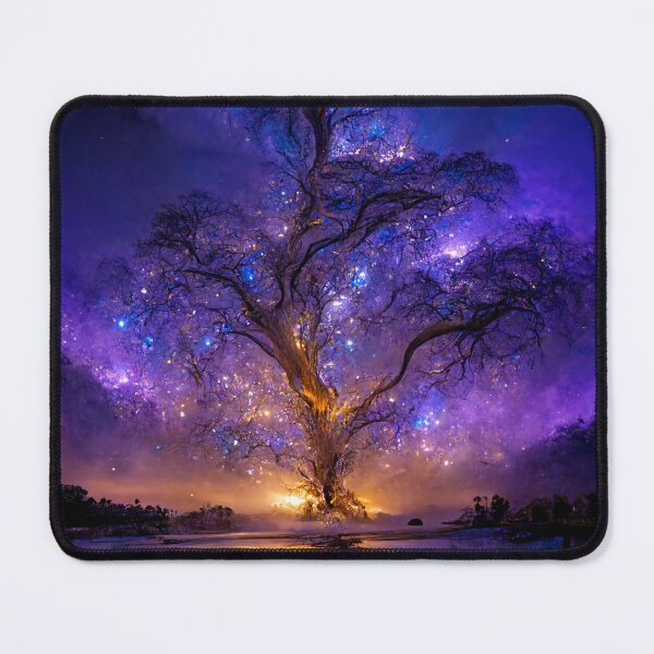 Item preview, Tree of life glowing star like at night designed and sold by Sub-AIRTist.