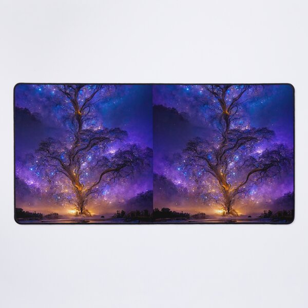 Item preview, Tree of life glowing star like at night designed and sold by Sub-AIRTist.
