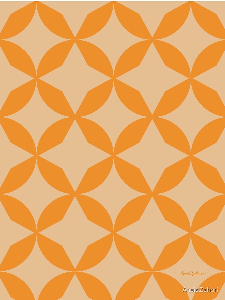 Imagen 5 de 5, Camiseta gráfica con la obra Geometric naranja, diseñada y vendida por AnaidZahori.