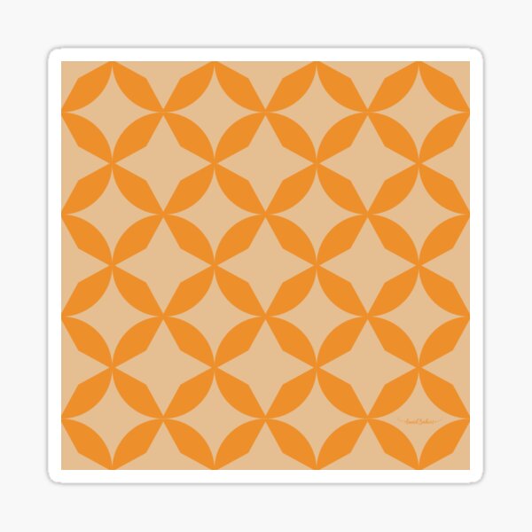 Vista previa del artículo con la obra «Geometric naranja», diseñado y vendido por AnaidZahori.