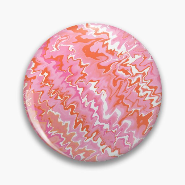 Item preview, Modern Liquid Swirl Abstract Pattern Vibrant Pastel Orange and Pink, Pink Tones and Orange Tones Multicolor Design designed and sold by theprintedclub.
