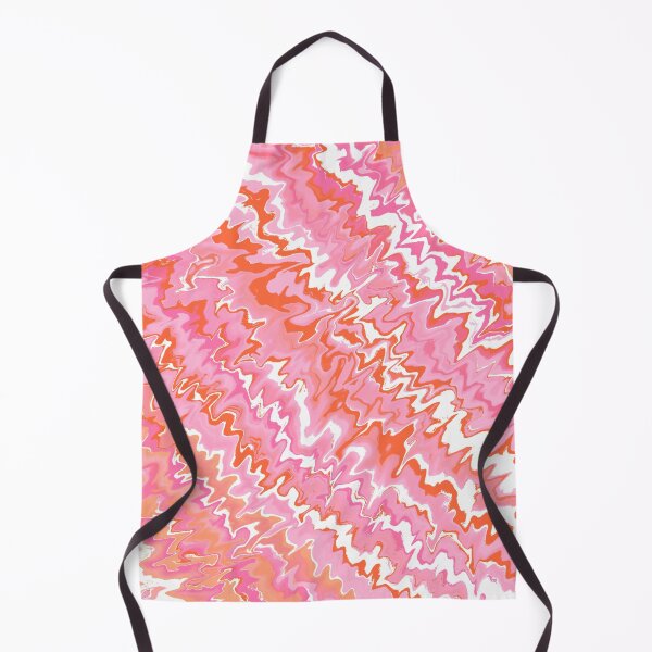 Item preview, Modern Liquid Swirl Abstract Pattern Vibrant Pastel Orange and Pink, Pink Tones and Orange Tones Multicolor Design designed and sold by theprintedclub.