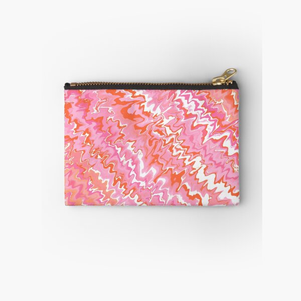 Item preview, Modern Liquid Swirl Abstract Pattern Vibrant Pastel Orange and Pink, Pink Tones and Orange Tones Multicolor Design designed and sold by theprintedclub.