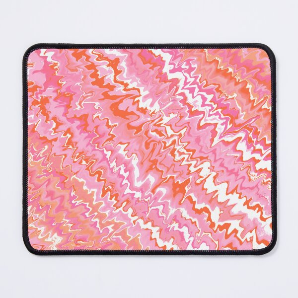 Item preview, Modern Liquid Swirl Abstract Pattern Vibrant Pastel Orange and Pink, Pink Tones and Orange Tones Multicolor Design designed and sold by theprintedclub.