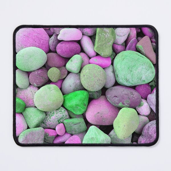 Item preview, Pink And Green Space Pebbles, Digitally Altered Photograph Of Pebbles designed and sold by TrulyEpoque.