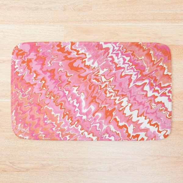 Item preview, Modern Liquid Swirl Abstract Pattern Vibrant Pastel Orange and Pink, Pink Tones and Orange Tones Multicolor Design designed and sold by theprintedclub.