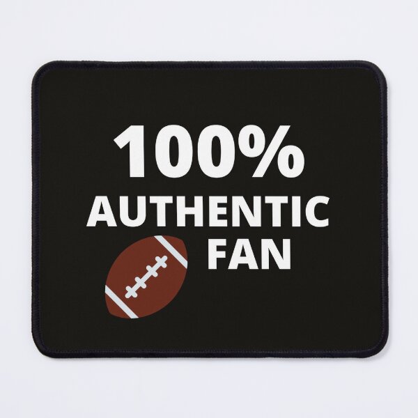 Short Sports Saying 100% Authentic Football Fan Throw Blanket for Sale by  Cultradesign