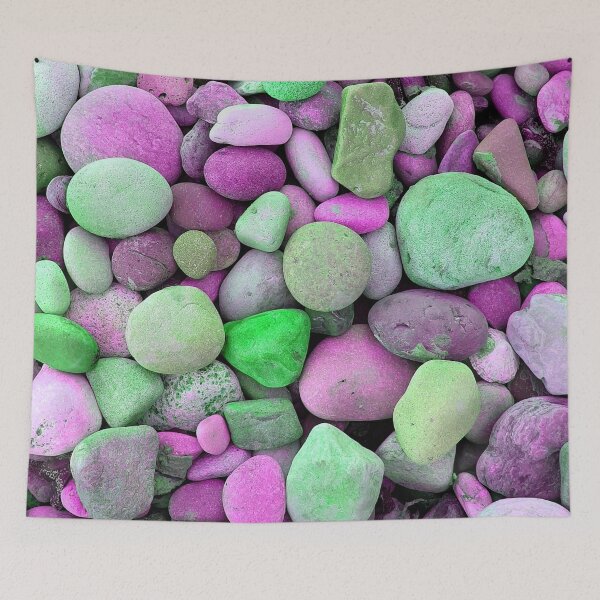 Item preview, Pink And Green Space Pebbles, Digitally Altered Photograph Of Pebbles designed and sold by TrulyEpoque.