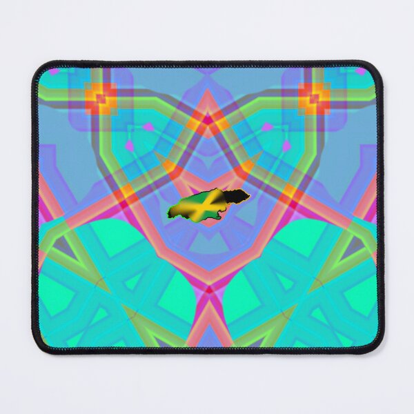 Item preview, UNFORGETTABLE WEST INDIES CHRISTMAS SOUVENIRS - UNIQUE ABSTRACT CARIBBEAN GEOMETRIC PATTERN - GREATJAMAICAN VIBES FLAG INSPIRATION designed and sold by Ralek.