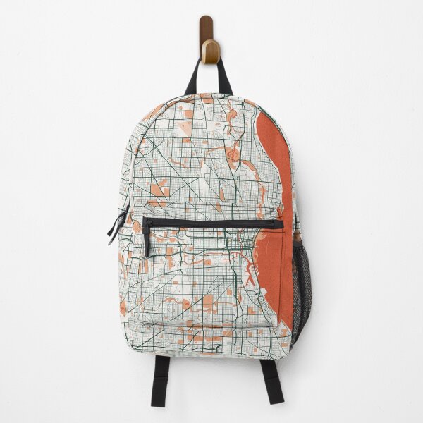 Item preview, Milwaukee City Map of Wisconsin, USA - Bohemian designed and sold by deMAP.