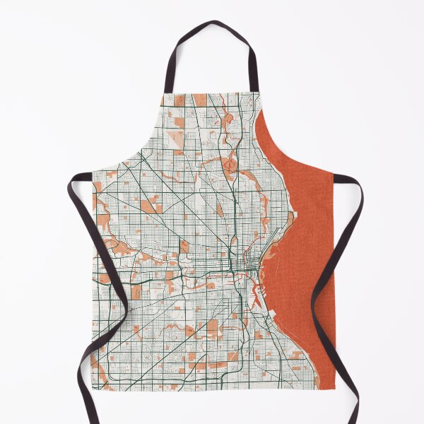 Item preview, Mapa de la ciudad de Milwaukee de Wisconsin, EE. UU. - Bohemio designed and sold by deMAP.